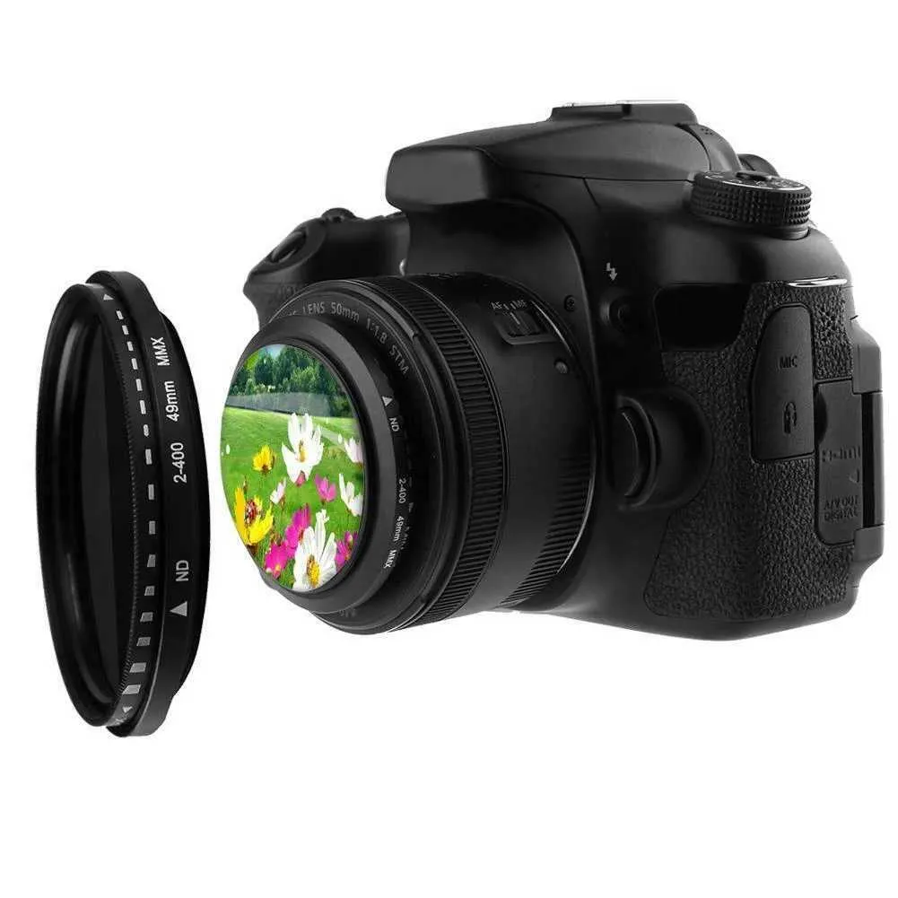 Adjustable ND Filter ND2-ND400 for Camera Lens - Variable Neutral ...