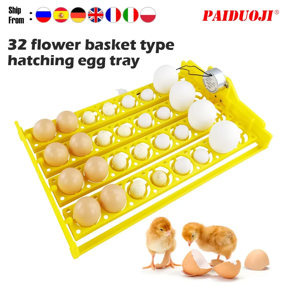 Aksesuarlar Çok Fonksiyon 32 Yumurta Plastik Yumurta Tepsisi Tavuk Bıldırcın İçin Yumurta Tavuk İnkübatör Aksesuar İnkübatör için Aksesuar