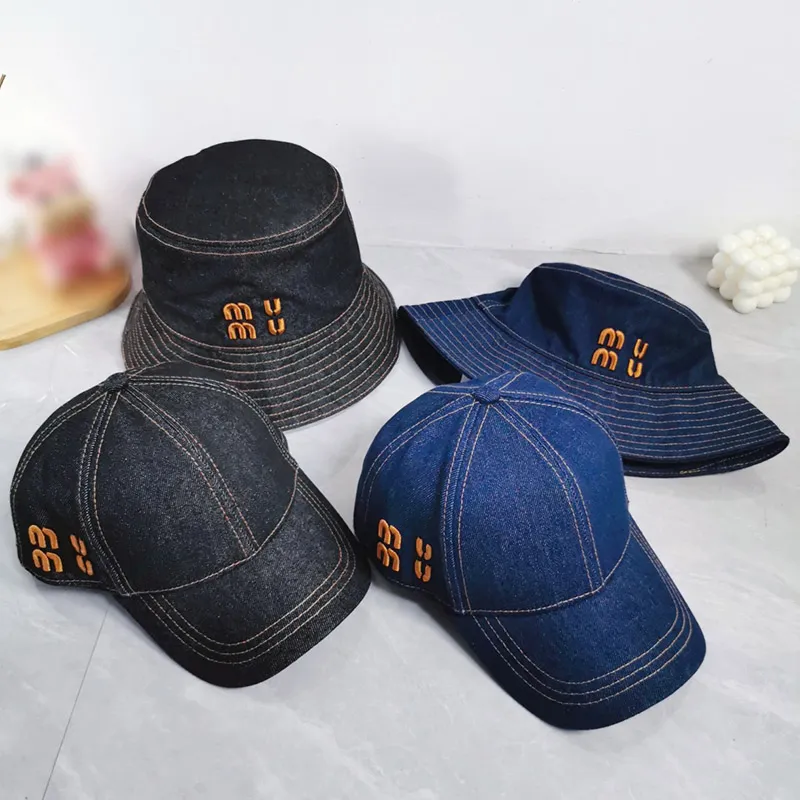 Moda głębokie kolor baseballowy projektant kowbojski sport sportowy czapkę unisex wiadra czapki vintage fishermans haft haftowane litery casquette hat damskie męskie sunhat