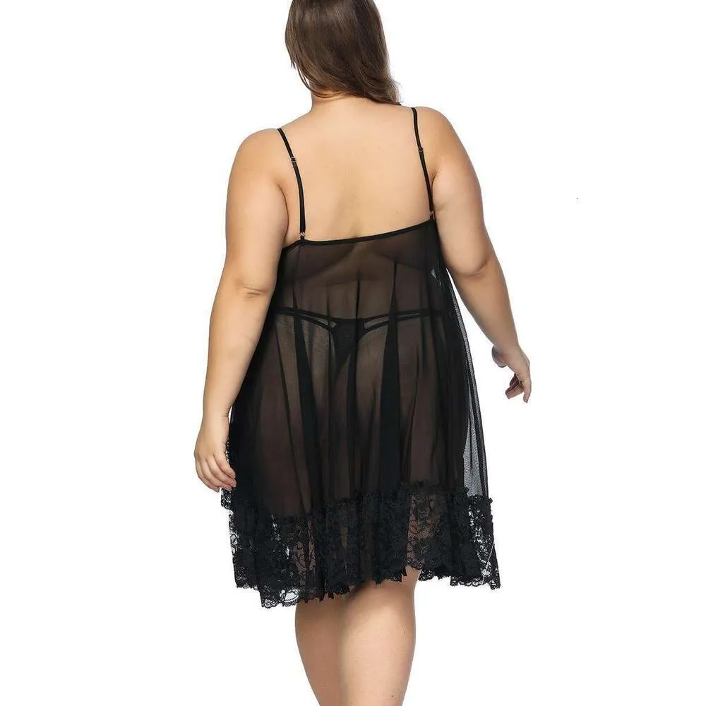 مضحك ملابس Lingerie Nightdress مثيرة اللباس Camisole ، بيجامات السمين الكبيرة الحجم ، 200 جنيه لارتداء 835329