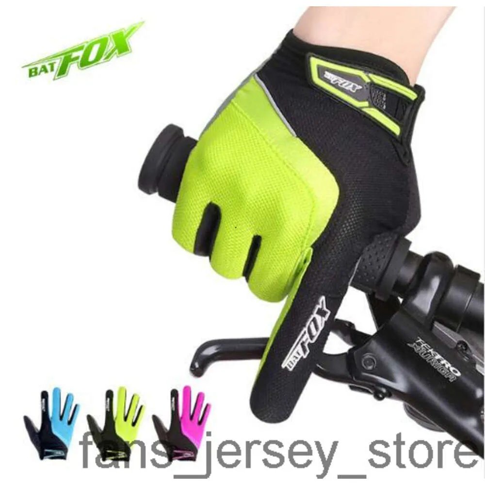 Top Quanlity 2017 Unisex Cycling Gloves 전체 손가락 폴리 에스테르 자전거 장갑 MTB Road Mountain Sports Gloves 바람 방지 방지 자전거 장갑