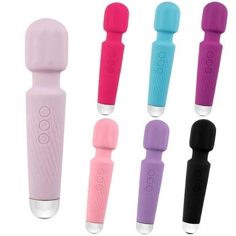 Novo vibrador chique forte choque forte stick stick stick de cabeça especial feminina masturbação adulta 231129