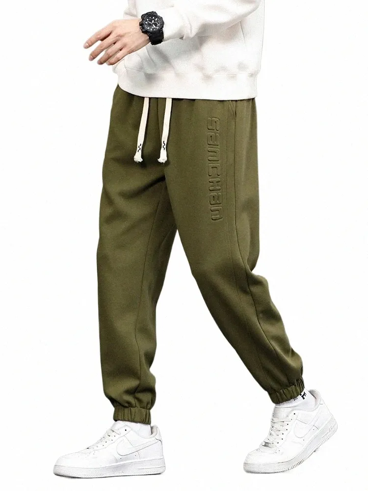 2023 Nouveaux pantalons de survêtement pour hommes d'automne Cott Joggers Streetwear Taille élastique Pantalon Baggy Casual Pantalon Harem Plus Taille 8XL Z4H2 #