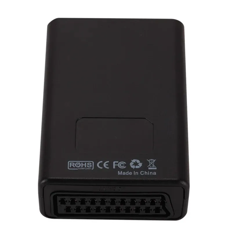 Scheda di acquisizione video USB 2.0 Scart 1080P Scatola di registrazione giochi Scart Registrazione in streaming live Home Office DVD Grabber Plug and Play