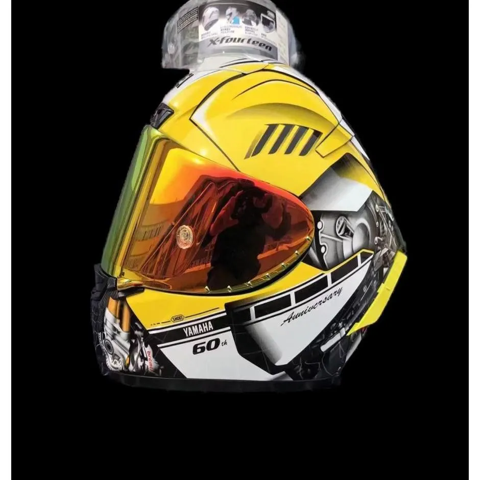 Capacetes de motocicleta Fl Face Shoei X14 Yaha Rjm 60 Capacete Antifog Visor Homem Equitação Carro Motocross Corrida Moto Capacetenotoriginalhel97 Ot5Zl