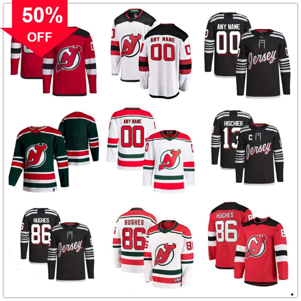 New Custom Jersey Devils Jerseys 34 Jake Allen 88 Kevin Bahl 14 Nathan Bastian 63 Jesper Bratt 25 Nolan Foote 82 Santeri Hatakka 56 Erik Haula