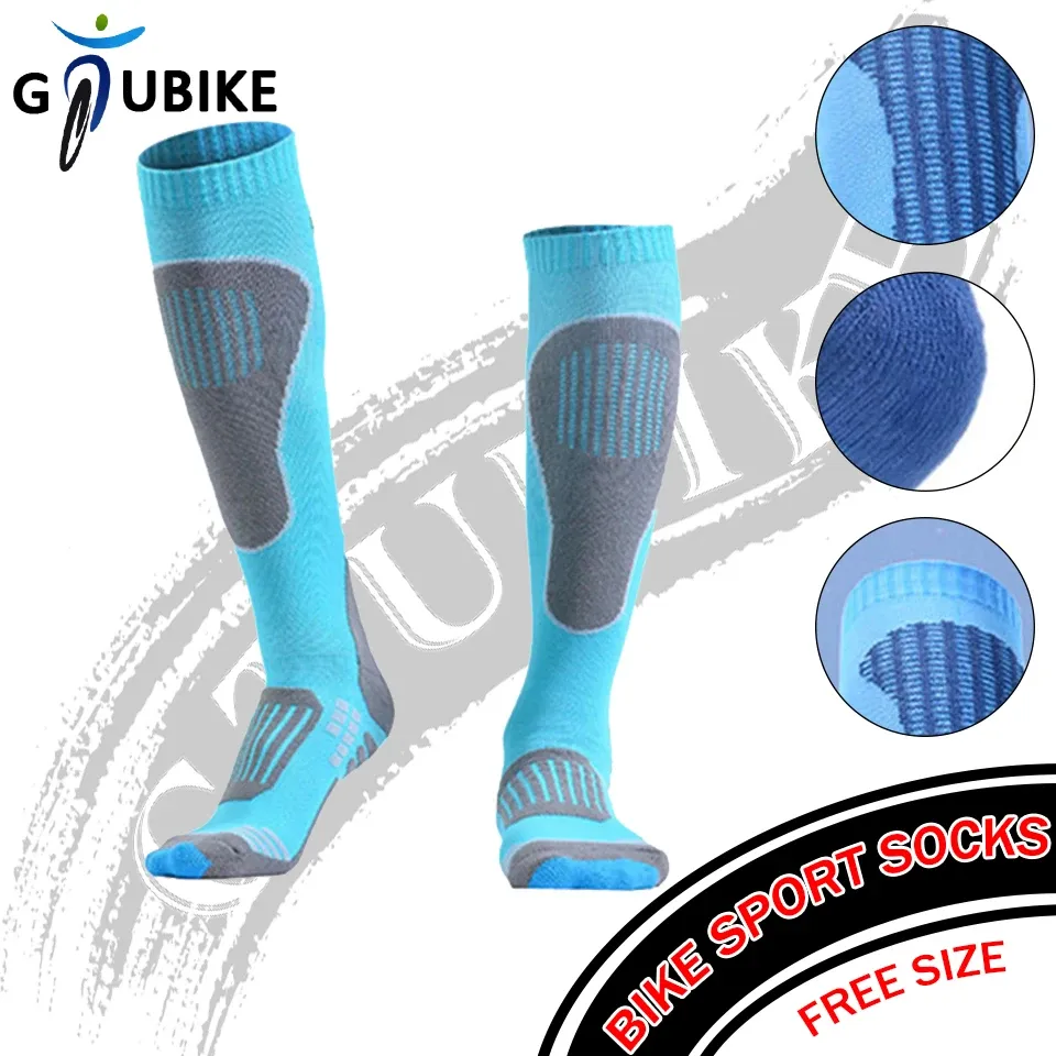 Chaussettes gtubike longs chaussettes de tube hiver femmes femmes confortables à la froide épaisse épaisse élastique chaude ski sportif extérieur bas