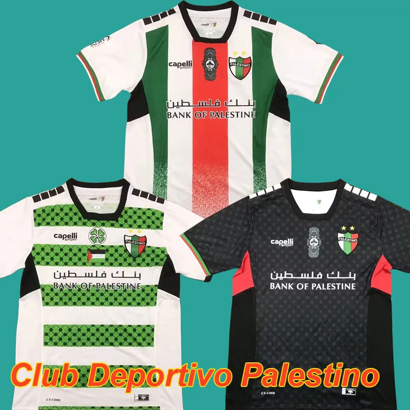 CD Palestino 2023 2024 2025 Camisas de futebol Chile Club Deportivo Palestino Home Away 3º Kits CARRASCO CORNEJO SALAS DAVILA FARIAS 24 25 Camisas de futebol da Palestina