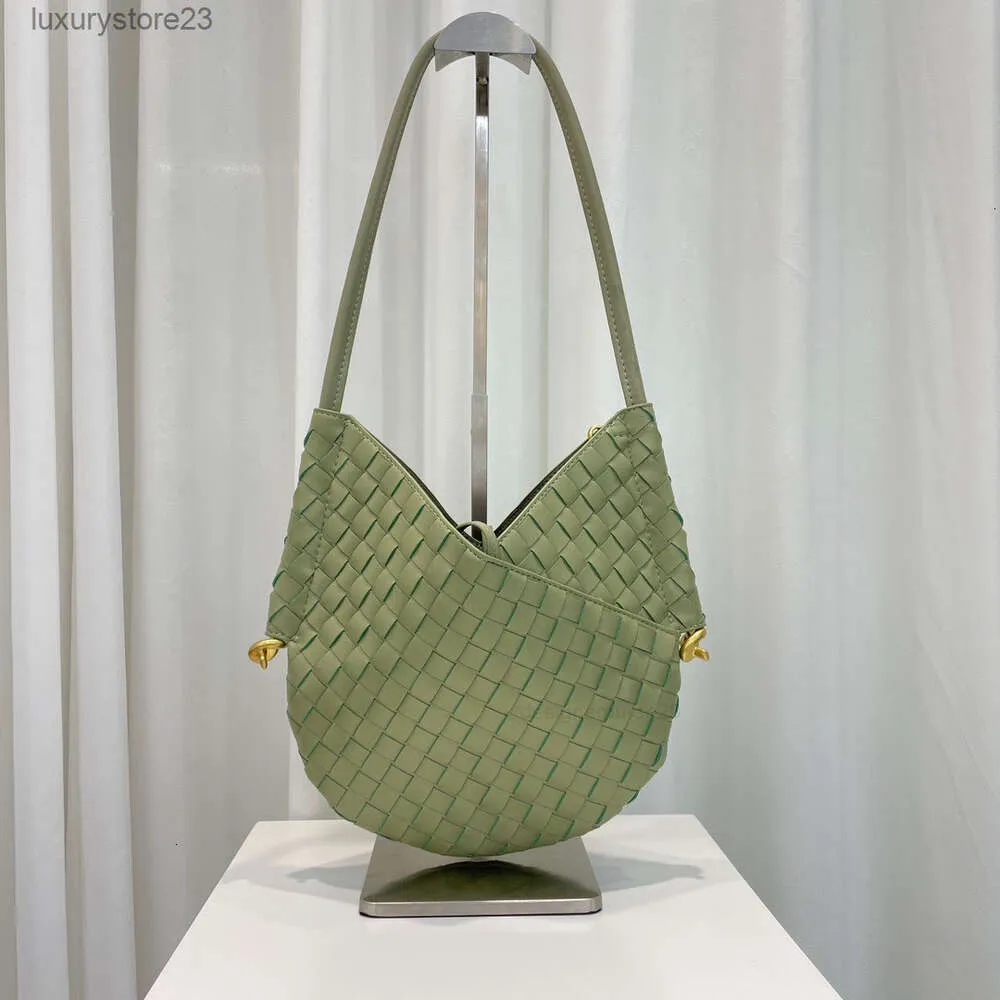 1つのVenata Solstice Botteega Bag Designer Bags 2023 Lady Style Brand Totes Fashion Trand HandMade Woven Tote Small Crowd Lazy Sholdleque Handbag Women Jecz673