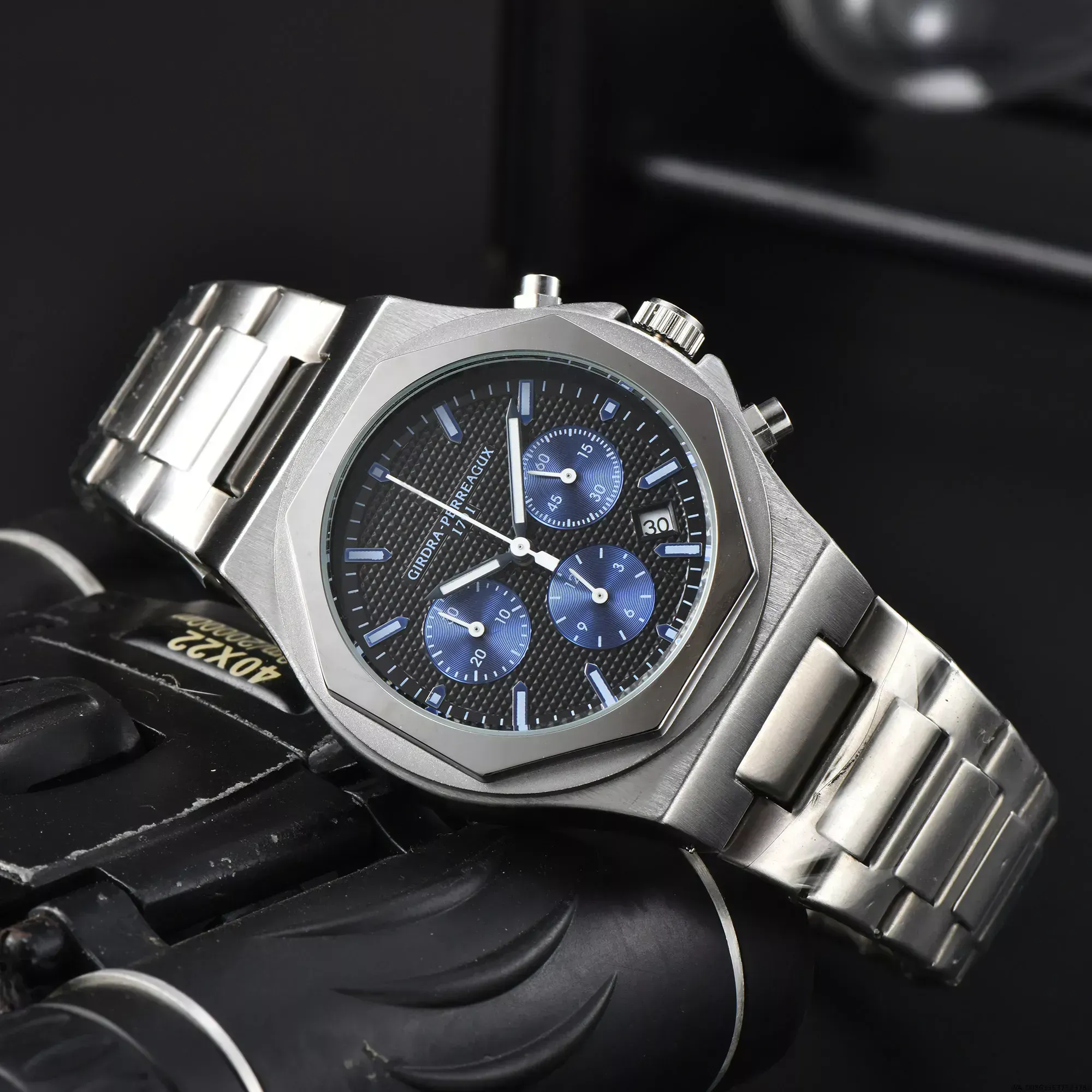2024 GP Original Brand Yupoo Watches For Men Luxury Daily Waterproof Steel Strap Automatic Date Quartz Movement Business AAA Clocks HotSale Mens Designer Watch