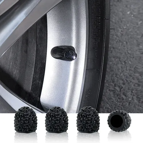 Bandenhoezen 4 Stuks Auto Vae Stem Caps Diefstalbestendige Wielbanden Vaes Tyre Air Diamond Blink Stofdichte Accessoires Drop Delivery Automobiles Otjsb