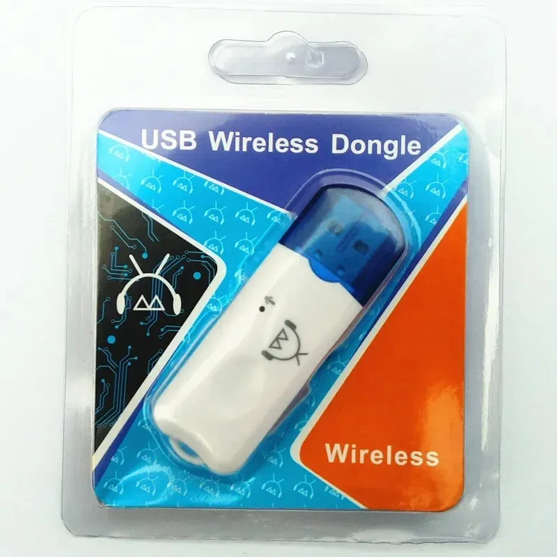 USB AUX Bluetooth-Bluetooth Kit di auto compatibile Mini Adattatore di trasmettitori di musica audio wireless altoparlante ricevitore lettore automobilistico Android/iOS