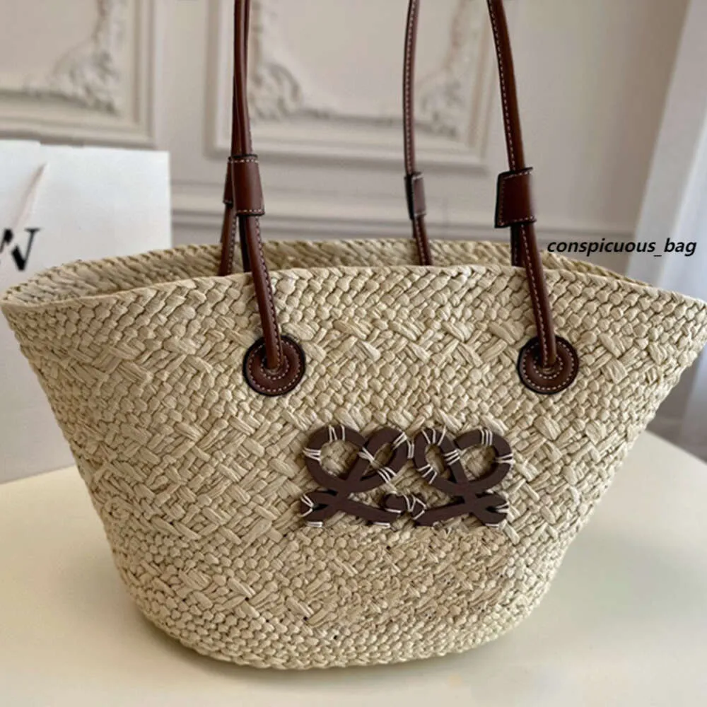 2024 Luxury Designer Fashion Beach Bags Womens Shoulder Bag Personality Straw Women Totes Handbags