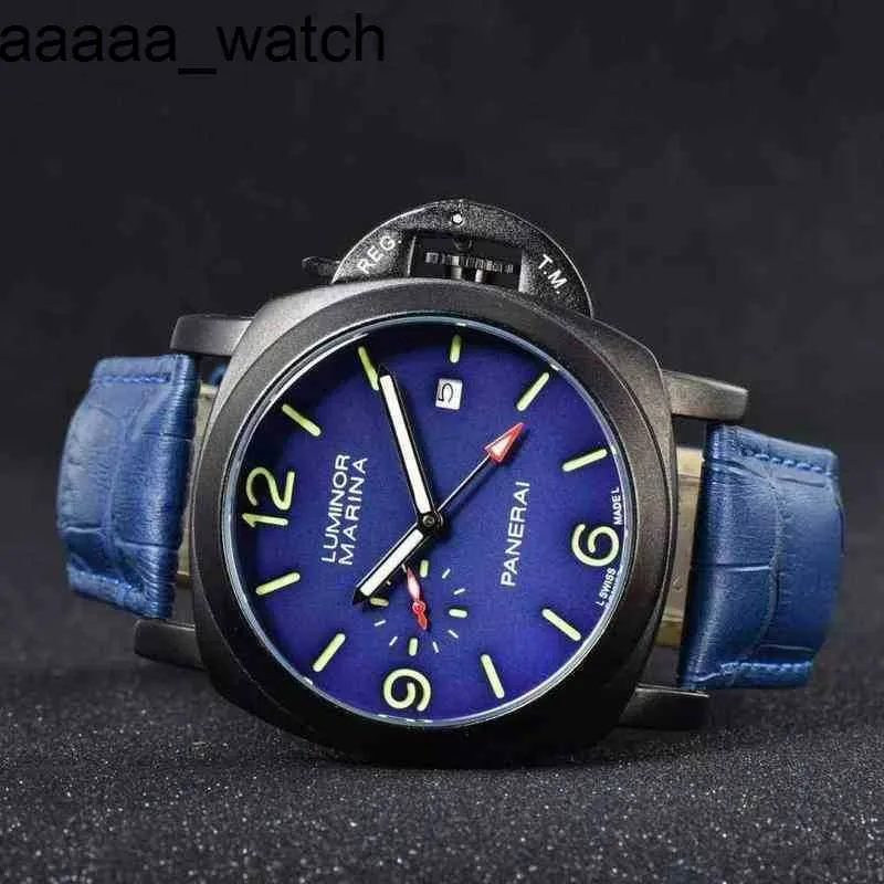 Mens 2024 Panerass High Quality Watch Designer Watch Luxury Watches for Mens Mechanical Wristwatch Men Fashion Leather Calendar Gentleman Watch Zko8 Luminoss