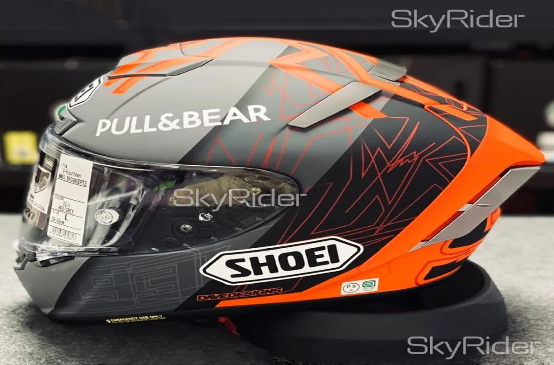 Full Face X14 93 Marquez black concept Motorcycle Helmet antifog visor Man Riding Car motocross racing motorbike helmetNOTORIGI8191435
