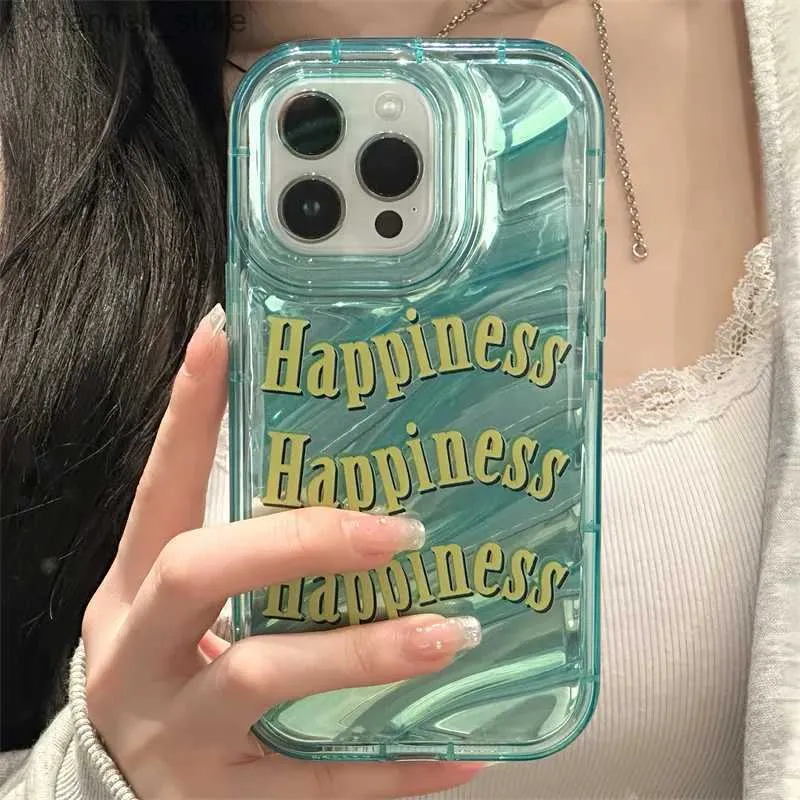 Mobiele telefoons cases Fashion Letter Telefoon hoesje voor iPhone 11 Case iPhone 14 Pro Max 13 12 Pro XS Max XR 7 8 Plus SE Shockproof Soft Clear Laser Covery240325