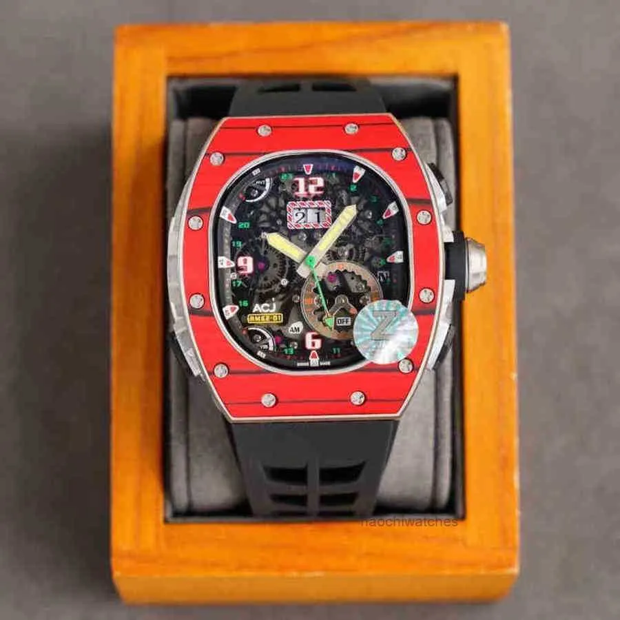 Роскошные дизайнерские часы для мужчин и женских часов Высококачественные часы 40 -миллиметровые резиновые ремешки хронограф.