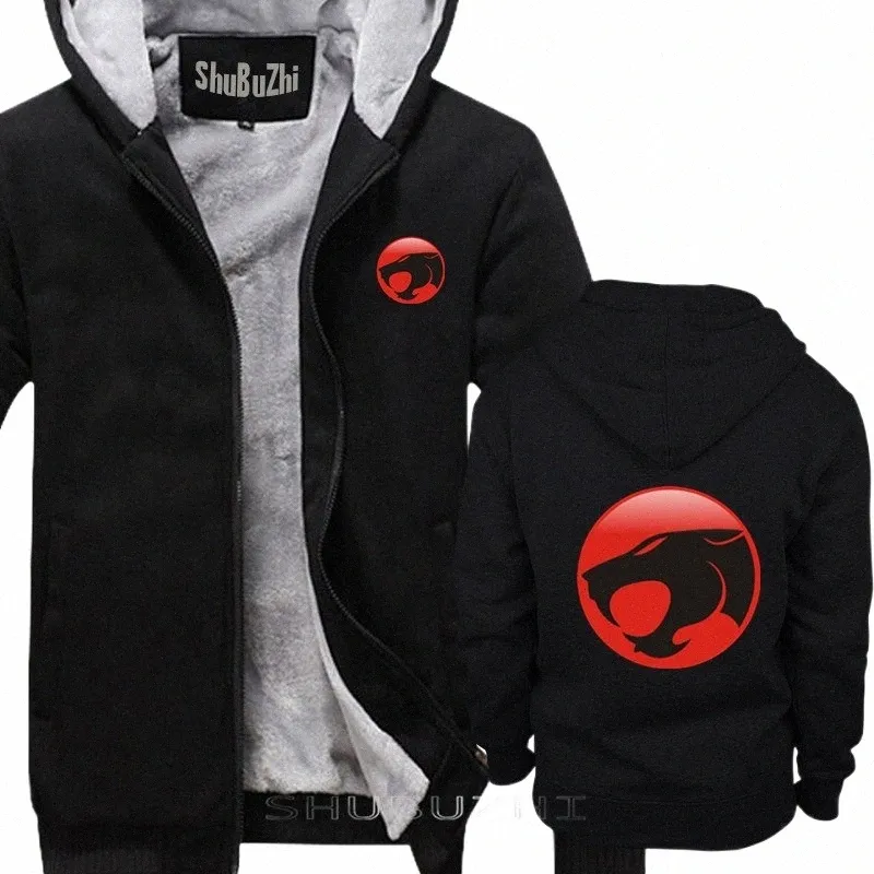 Thundercats cool m abrigo años 80 Carto Li Lio hombres jersey invierno otoño marca m abrigo hombre cott chaqueta gruesa sbz5011 o4wK #