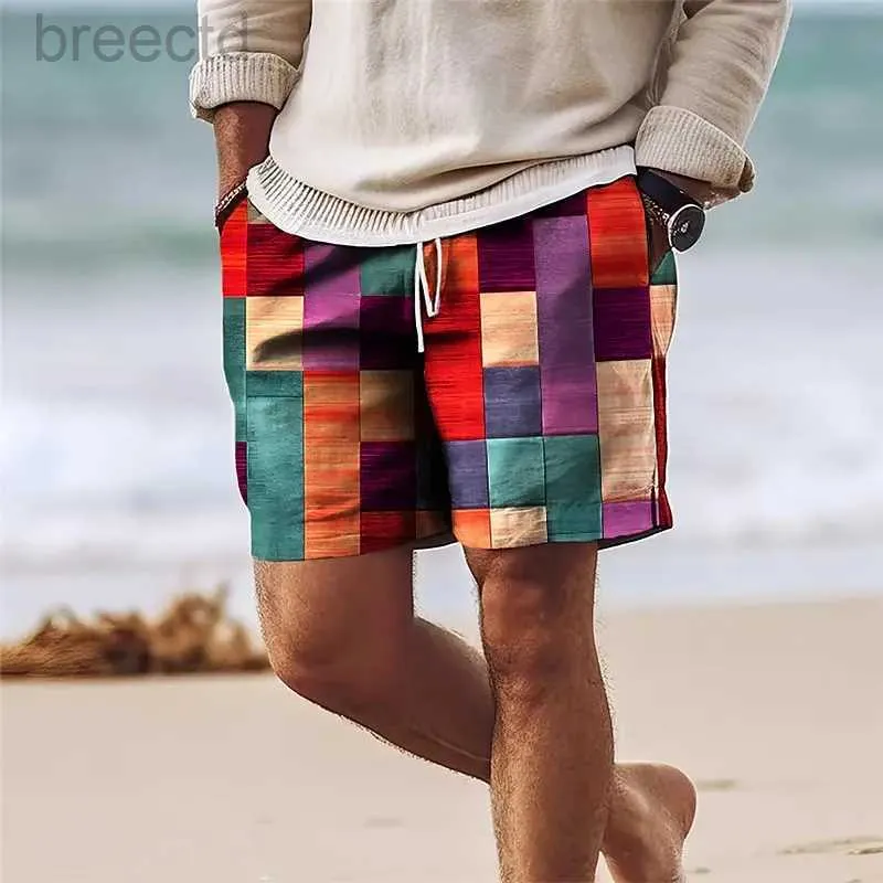 Men's Shorts Mens Shorts Leisure Colorful Graphic Shorts Summer Mens Outdoor Daily Shorts Large Holiday Travel Beach Relay Sports Trousers 24325