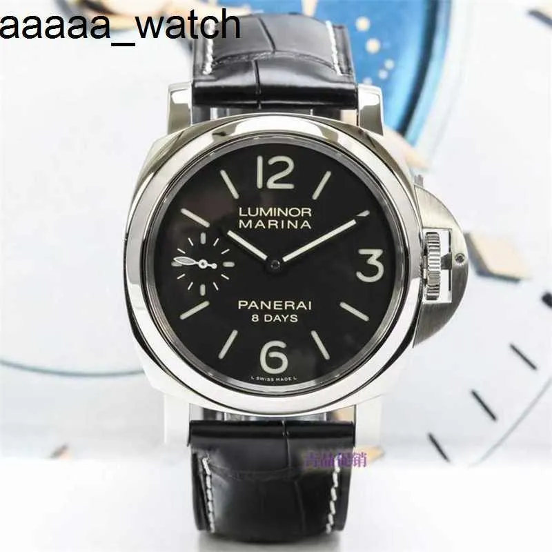 시계 디자이너 Panerass Luxury 2024 Wristwatches 시리즈 체인 매뉴얼 기계 남성 PAM00510 방수 스테인리스 스틸