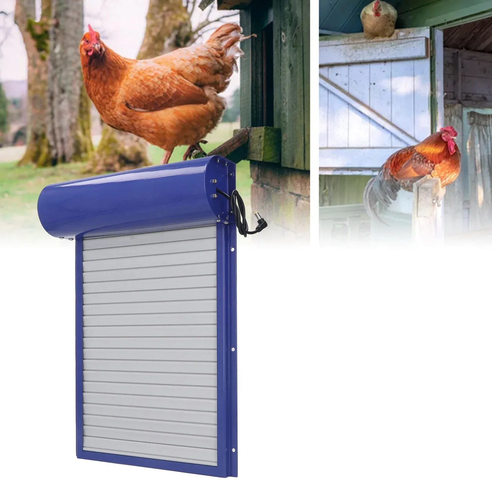 Accessoires porte automatique de poulailler ouvre-porte de poulet à énergie solaire contrôle de minuterie Programmable quotidien fournitures d'élevage de volaille