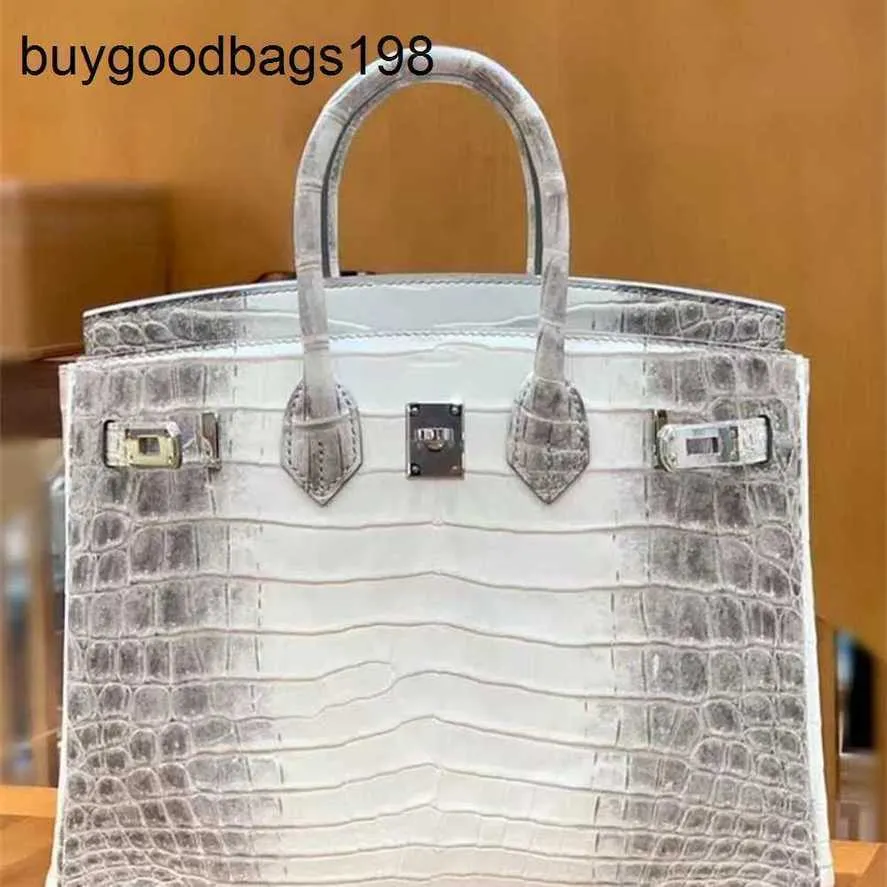 Designer Bag Himalayans Handbags Genuine Leather Xinglong White Nile Crocodile Womens Handbag 25
