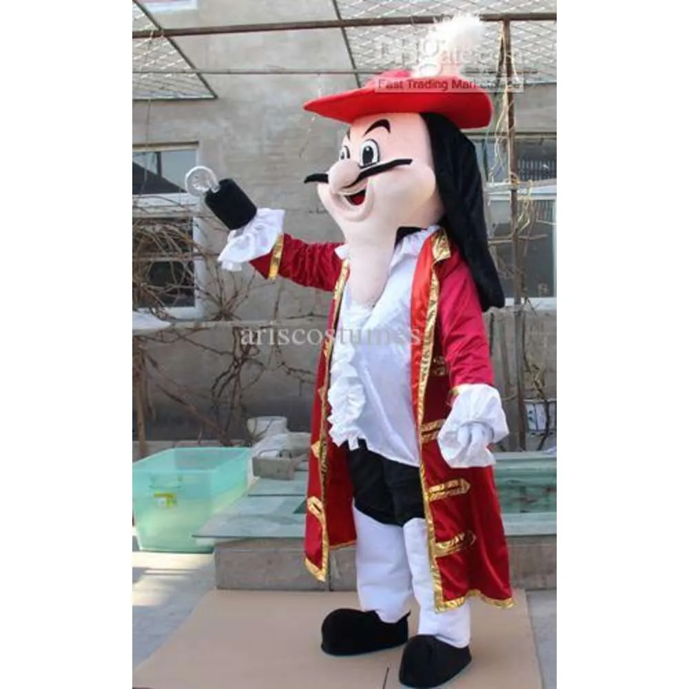 Costumi di mascotte Halloween Natale adorabile pirata mascotte cartone animato vestito fantasia vestito mascotte