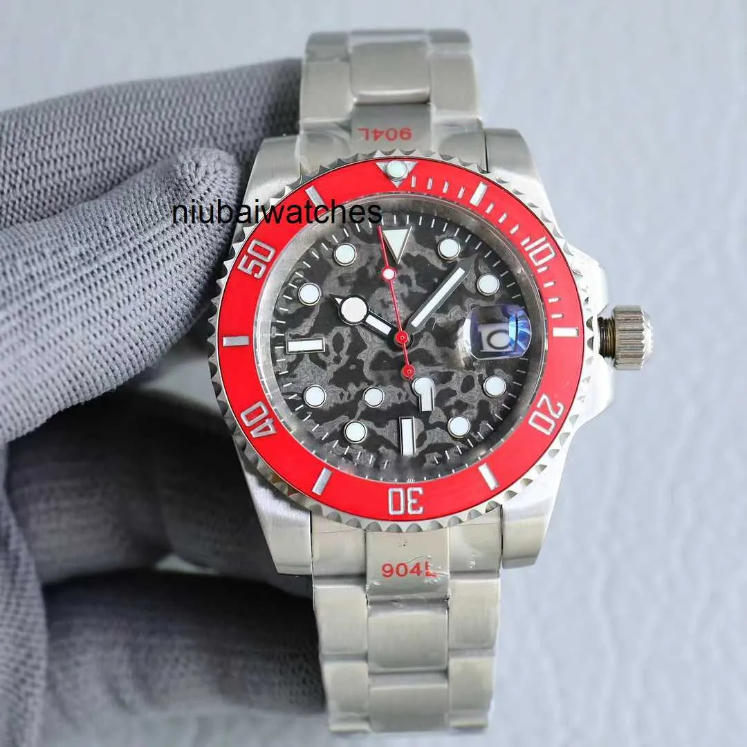 Luksusowy zegarek Rlex Najwyższej jakości Mens Watch Automatyczny ruch mechaniczny zegarek 40 mm Sapphire Luminous Business Watch 904L Pasp z poślizgiem ze stali nierdzewnej