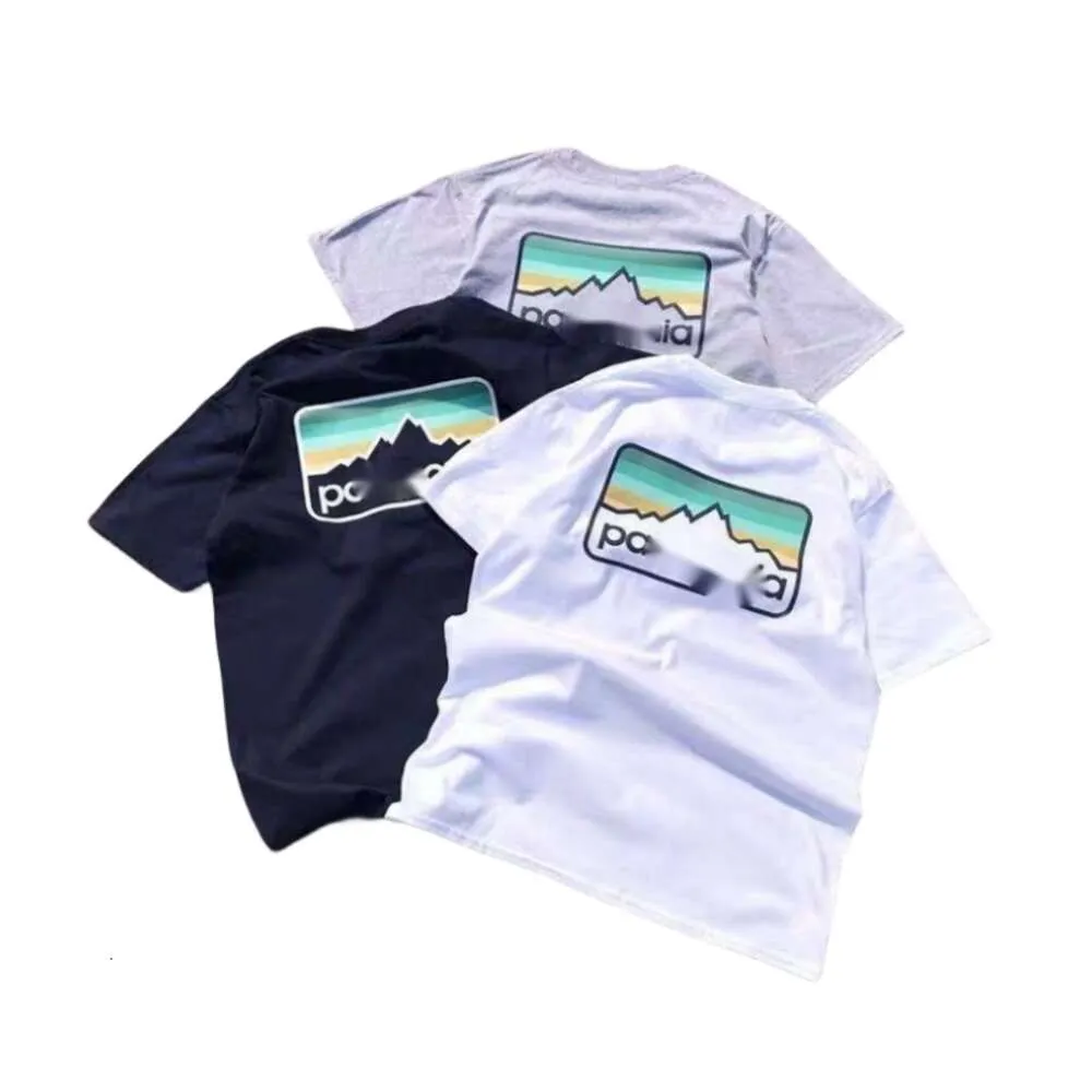 Patagonie camiseta diseñador calidad original camiseta para mujer moda hombre al aire libre pico correr deportes casual manga corta camiseta