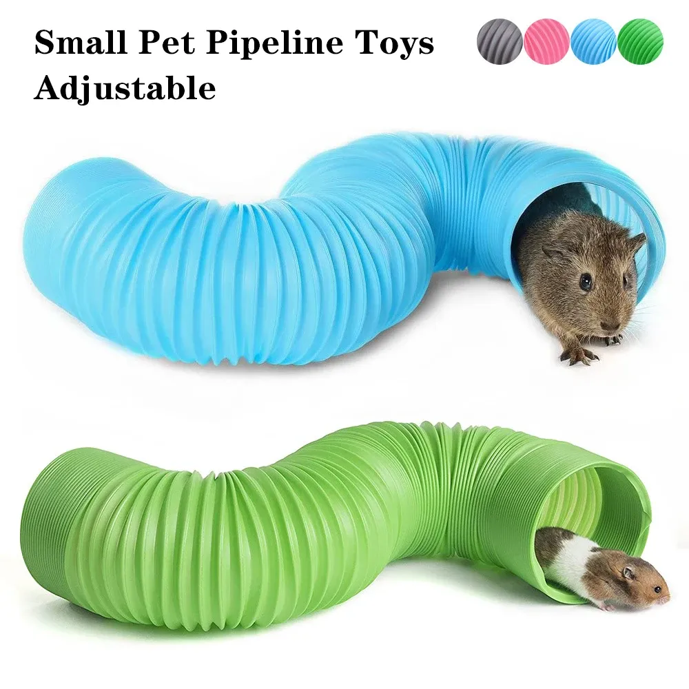 Tunnlar Små husdjurstunnel Toys Guinea Pig Toy Hedgehog Pipeline Chinchilla gång