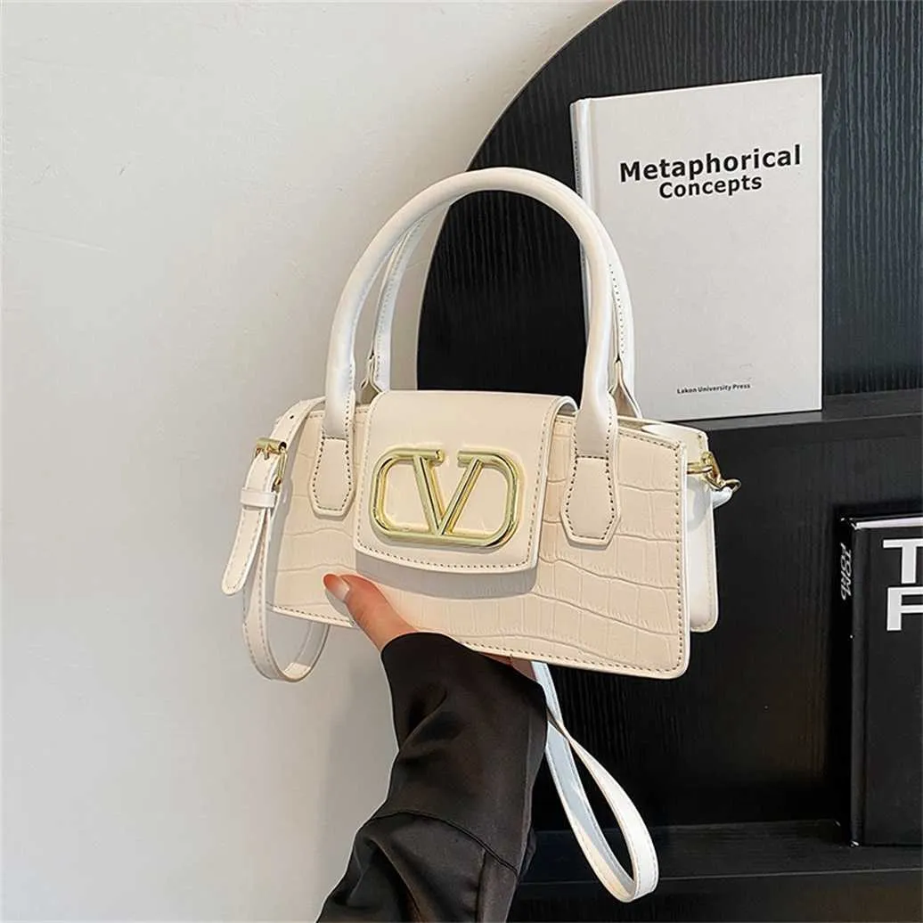 36% OFF Designer bag 2024 Handbags Womens Spring Stone Pattern Handheld Small Square Fashion Daily Casual Shoulder