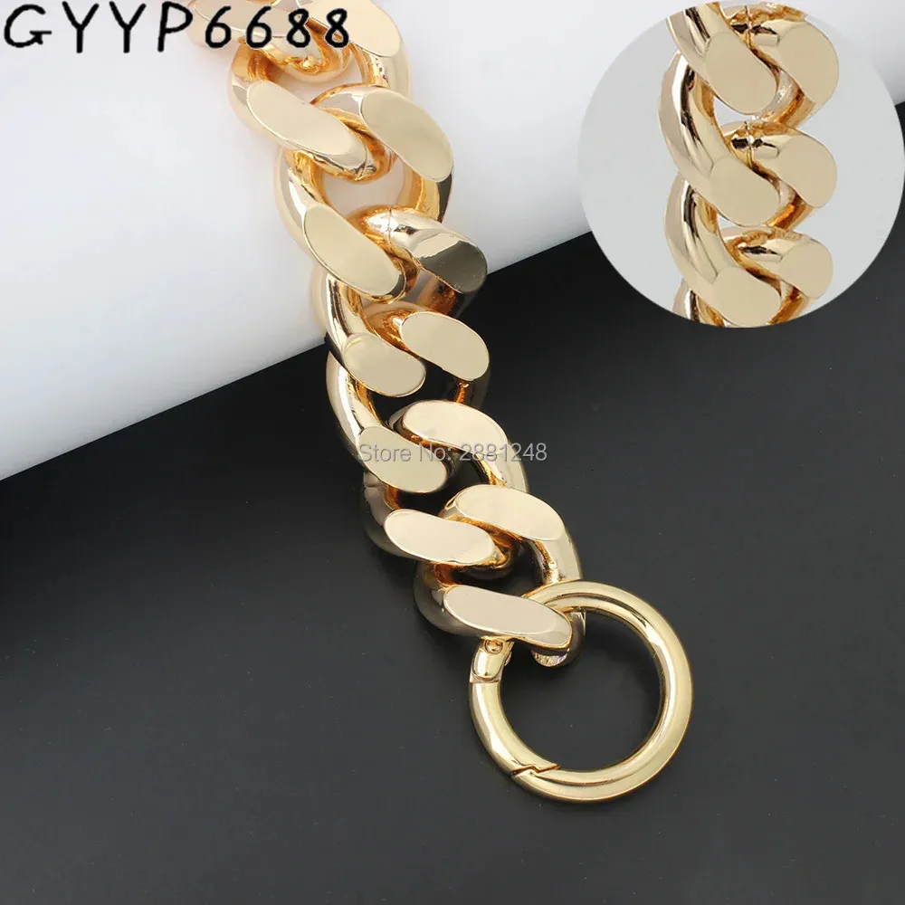 30mm 1-5pcs gold thick Aluminum chain bag Light weight bags strap bag parts DIY handles Accessory Handbag Straps Bag 240309