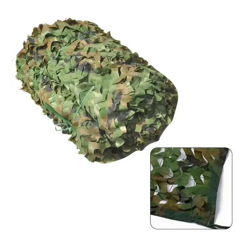 Filets de Camouflage en rouleau en vrac, couverture en maille de Camouflage en tissu Oxford 210D, aveugle pour la décoration de jardin, pare-soleil de Camping en plein air