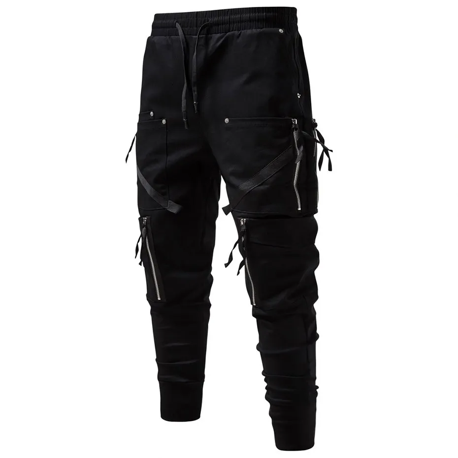 【HI FI FNK】Cave Pocket Jogging Pants DHgate.com:Mens Tactical Cargo Pants with Zipper Pockets