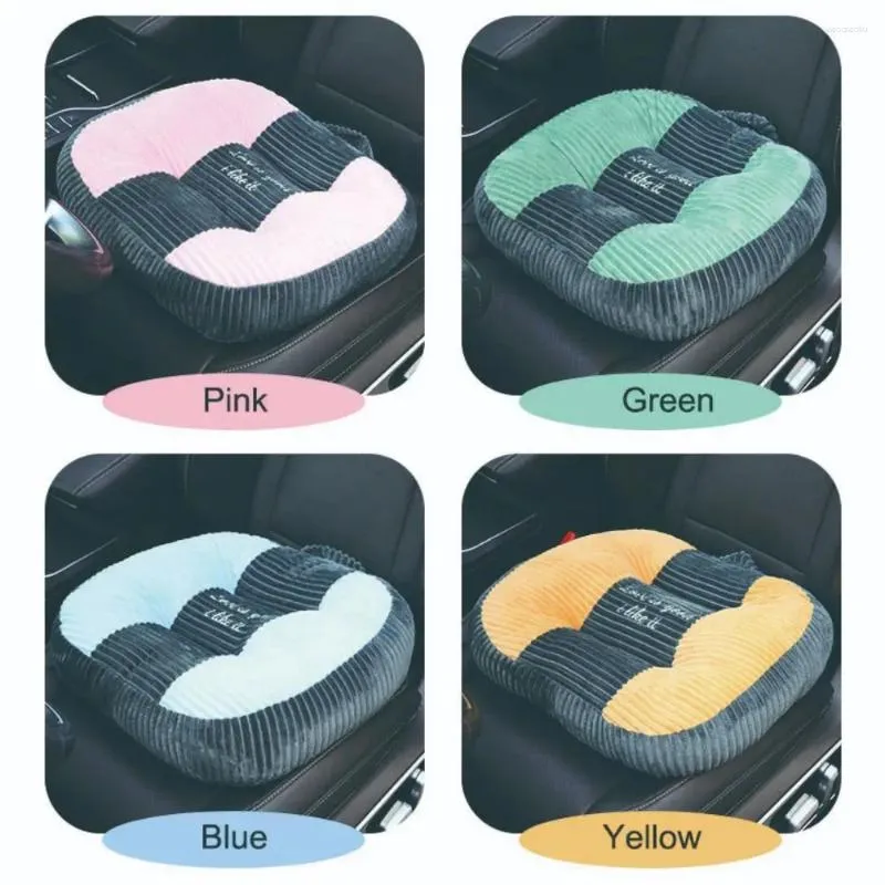 Car Seat Covers Comfortable Plush Chair Cushion Filled With Soft Pad Solid Color Square Office Cushions Outdoor