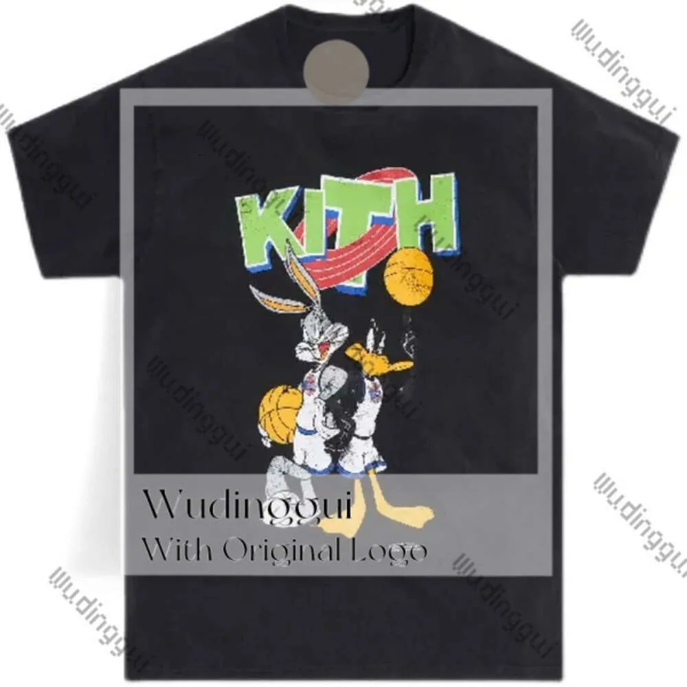 Kith T-shirt à manches courtes de luxe de grande marque Rap classique Hip Hop chanteur masculin Kith Wrld Tokyo Shibuya Retro Street Fashion Brand Kith Shirt 359