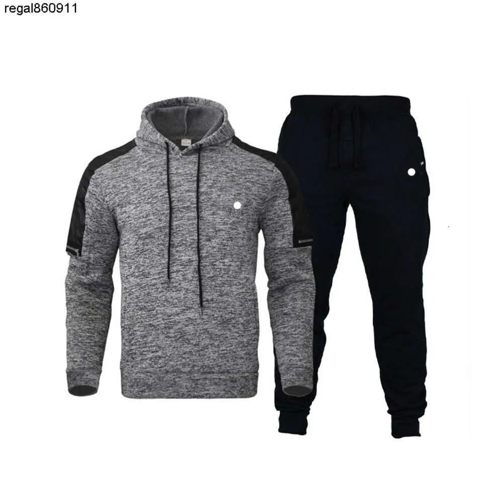 Designer Brand Mens Tracksuits Basketball Dunk Sport Wear Hoodie Sweatpants Solid Color Hooded Långärmad joggers kostym Tracksuit