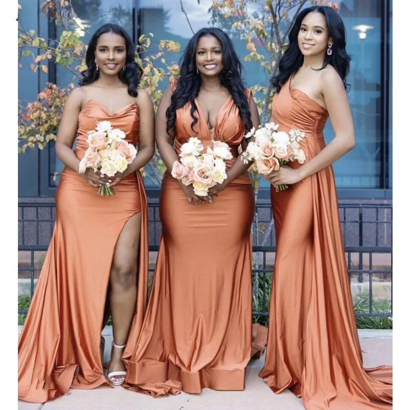 princess polly baby blue dress Copper Bridesmaid Dress For Wedding Guest – vivymakudress main image 0