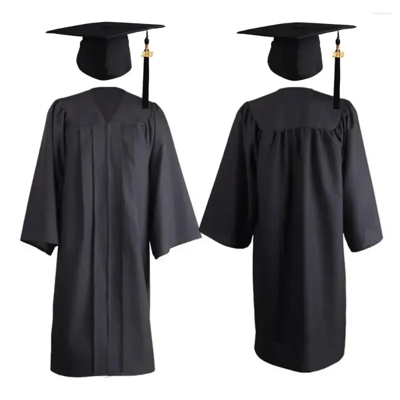 Kledingsets Hoed 1 Comfortabele Jurk Pography Graden Universele Ceremonie Vest Academische Afstuderen 2024 Set Jurk Top