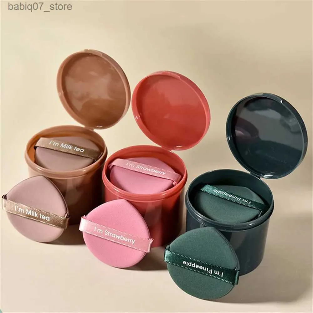 Sponzen Applicators Katoen 5/7 Face Foundation Make-Up Puffs Professional Water Drop Shape Portable Soft Cosmetics Puffs Cosmetics Sponge Beauty Tools Q240325