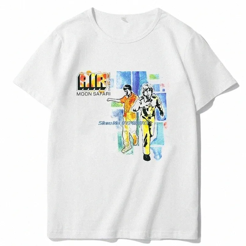 Air Mo Safari Fi Grafik T-Shirts Übergroßes T-Shirt Kurzarm T-Shirts Sommer Unisex Harajuku Streetwear Männer Kleidung V7L5 #