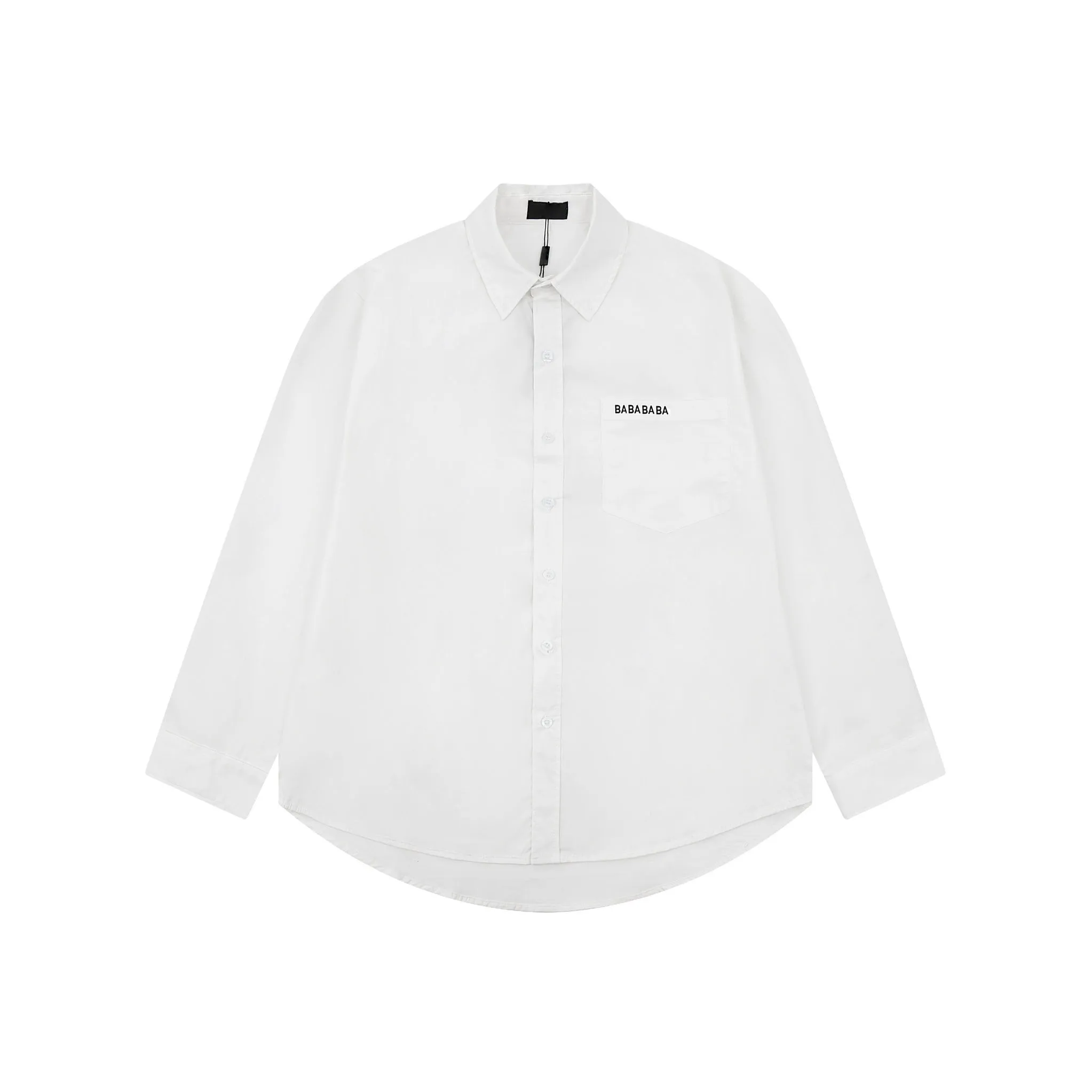 Wiosenna koszula klapowa z długim rękawem dla mężczyzn Koreańska szczupła koszula z długim rękawem Casual Shirt#C2011