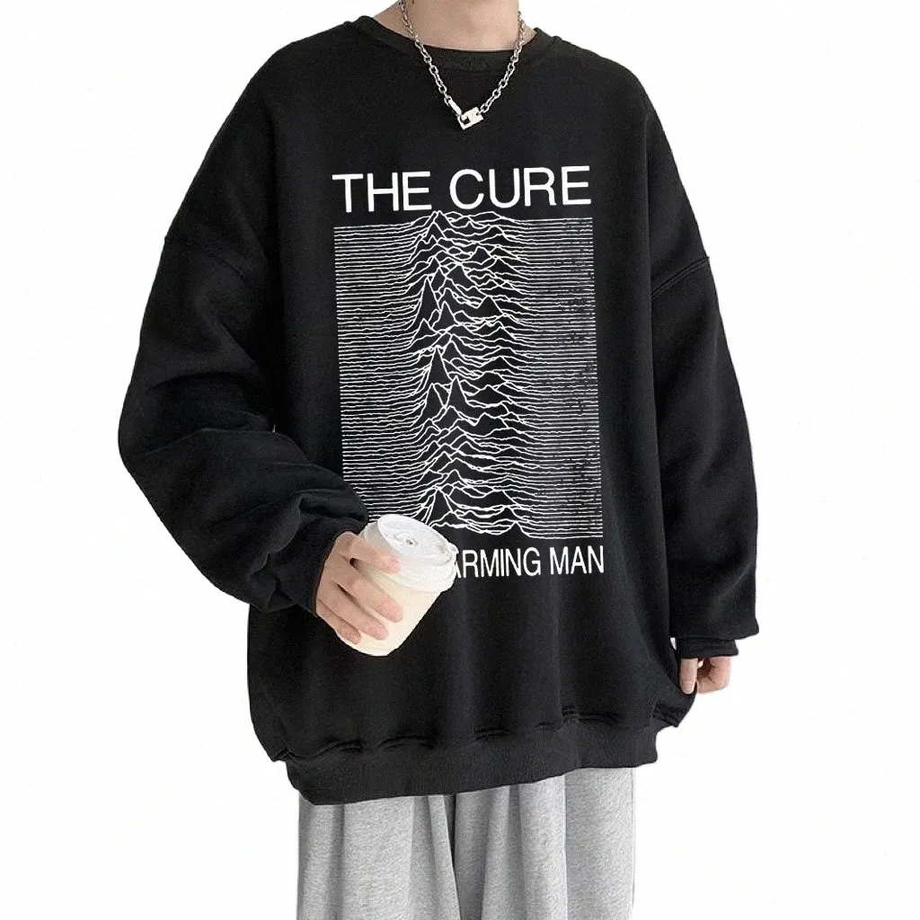 Rock Band Sweatshirt Hoodie The Cure, Joy Division Inspired Punk