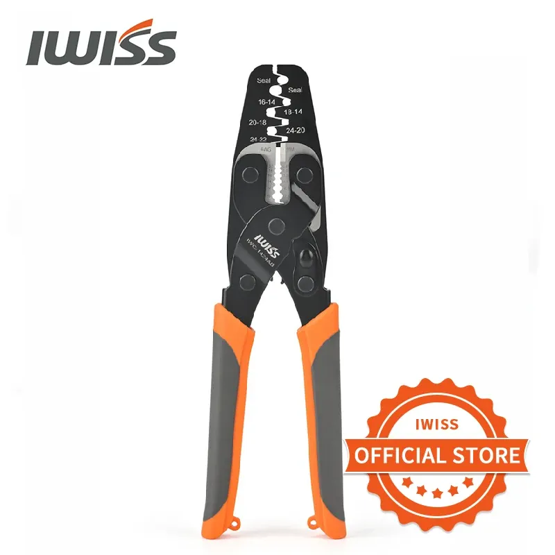 Tang IWISS IWC1424AB Terminals Crimping Plier Automotive Waterproof Connectors Clamp Wire Cutting/Stripping Multifunctional Tools
