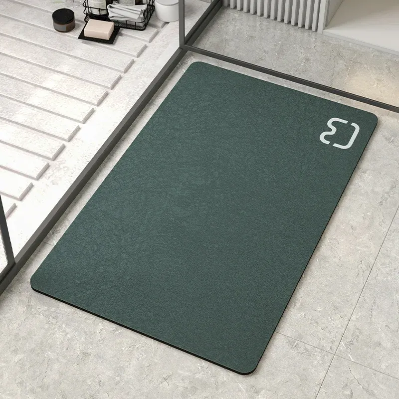 Mats Bathroom Doormats Diatom Mud Carpet Breathable Skinfriendly Rug Modern Simple Water Absorption and Quick Drying Nonslip Mat