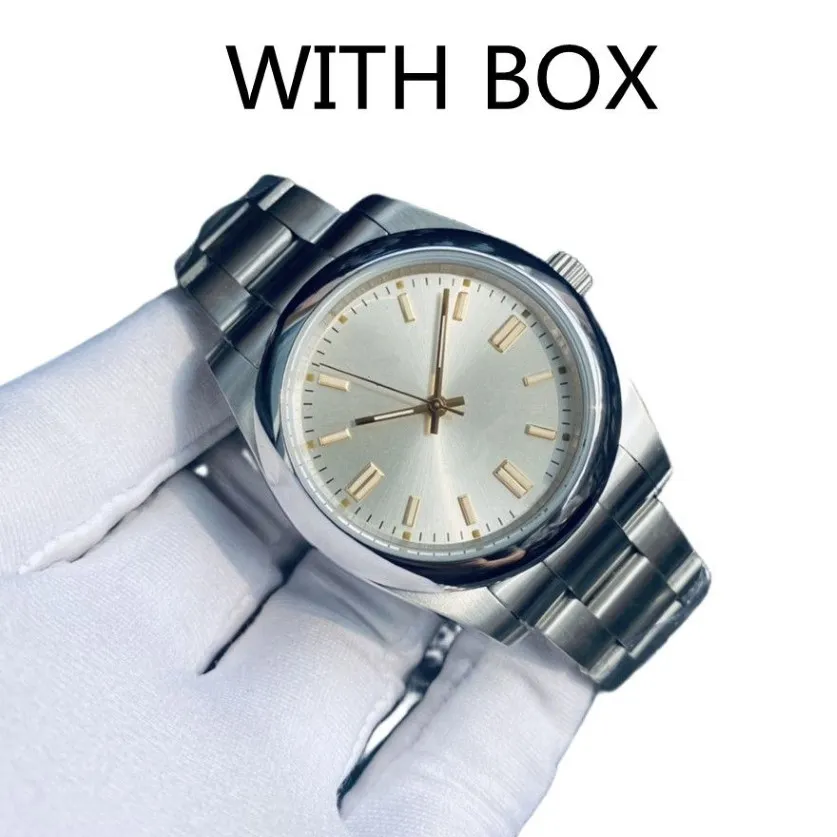 Local Warehouse Mens Automatic Mechanical Watches 36 41MM Full Stainless steel Luminous Waterproof 31MM Women Watch Couples Style 242Q