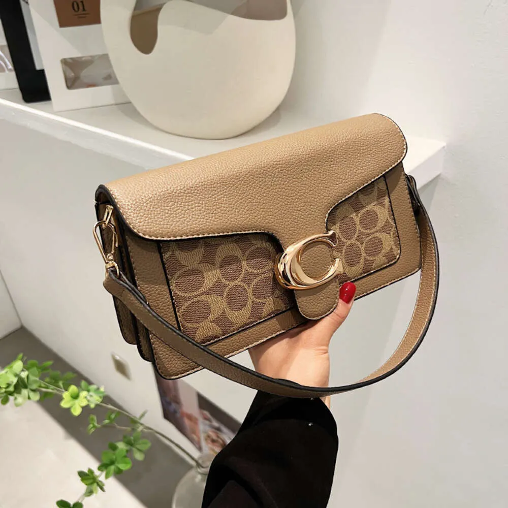 Winkel Groothandel Designer Tassen Schoudertas Damestas Nieuwe Wijn Enkele Schouder Crossbody Handtas Envelop Onderarm Gedrukt Klein Vierkant