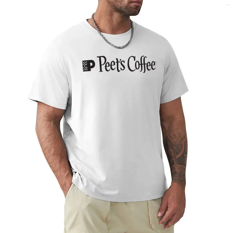 Herenpolo's Peet's Coffee Cafe T-shirt Douane Sportfans Grafische T-shirts voor heren