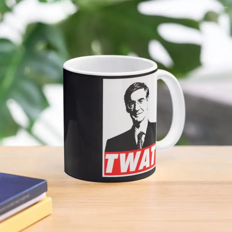 Tasses Jacob Rees-Mogg Twat tasse à café tasses de petit déjeuner originales Funnys pour café