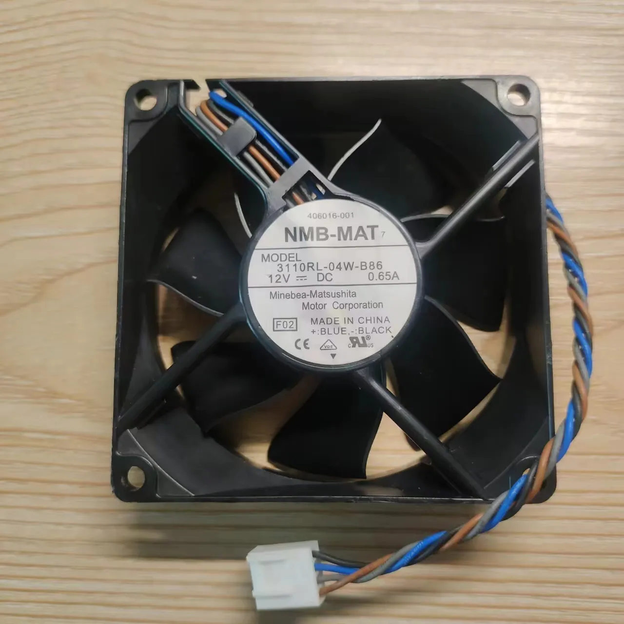 new original NMB 3110RL-04W-B86802512V0.65A4-wire PWM temperature control case cooling fan